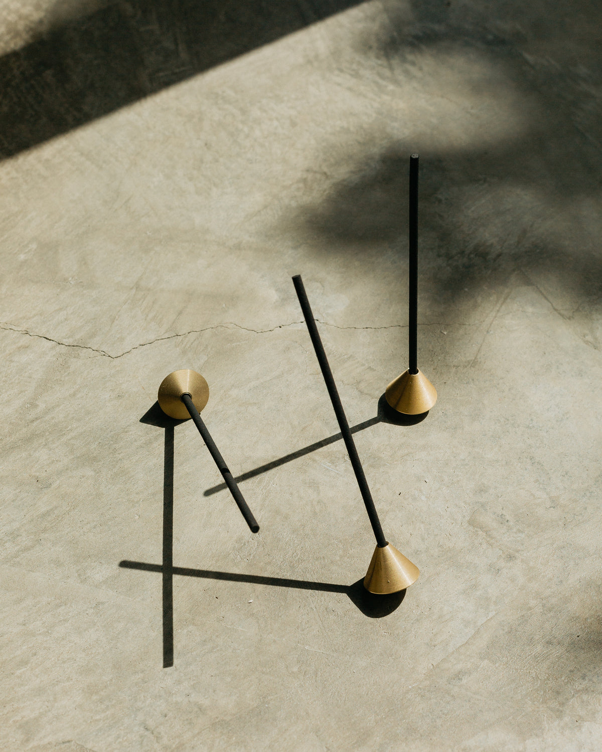 elemense Acorn Brass Incense Holder
