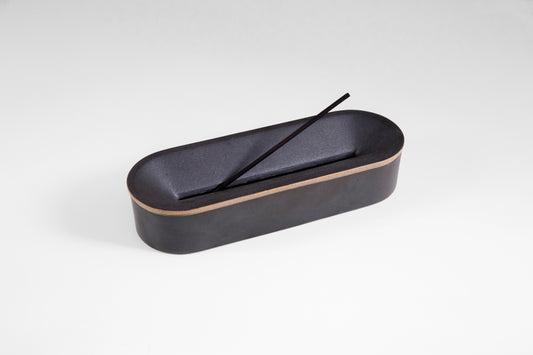 elemense Porcelain Incense Burner - Black