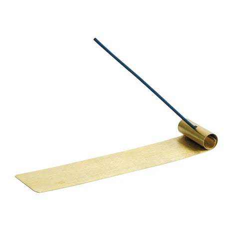 Kousaido Brass long incense dish pattern