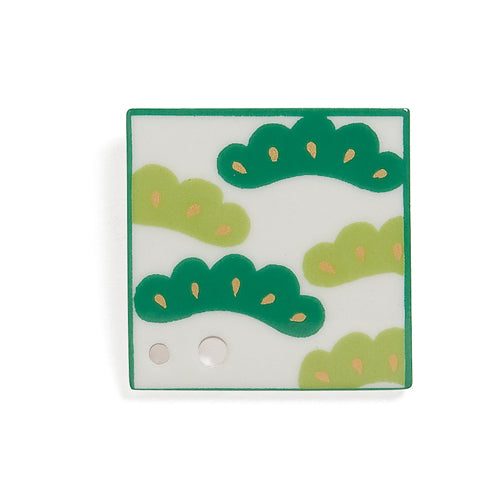Shoyeido Porcelain Incense Holder Pine Tree/Matsu