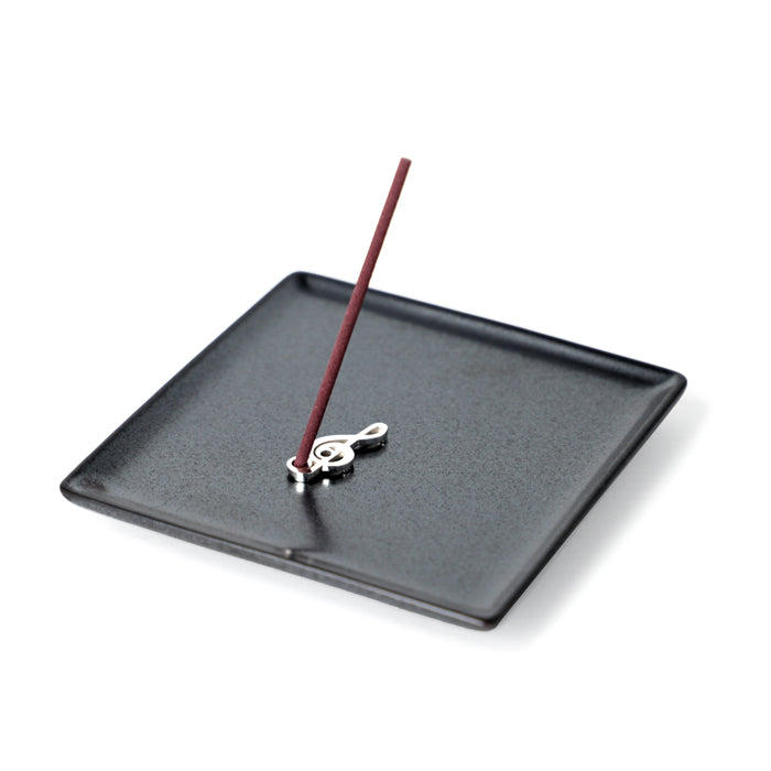 Shoyeido Porcelain Incense Tray BLACK