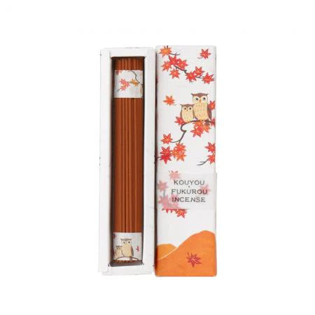 KOSAIDO Japanese incense - ENGIMONO  autumn leaves owl